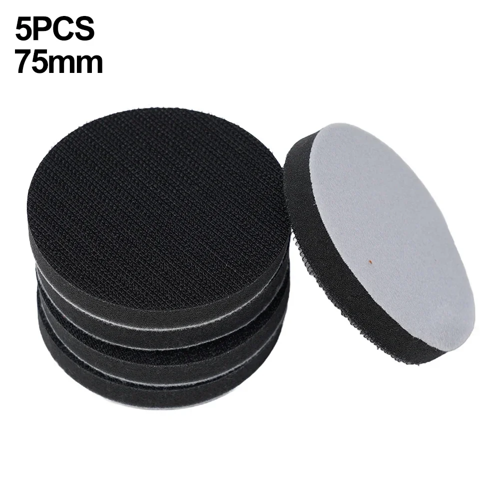 High Quality Interface Pads Backing Pad Black+white Hook And Loop Improve Abrasive Cut Parts Replacement Set Sponge Cushion