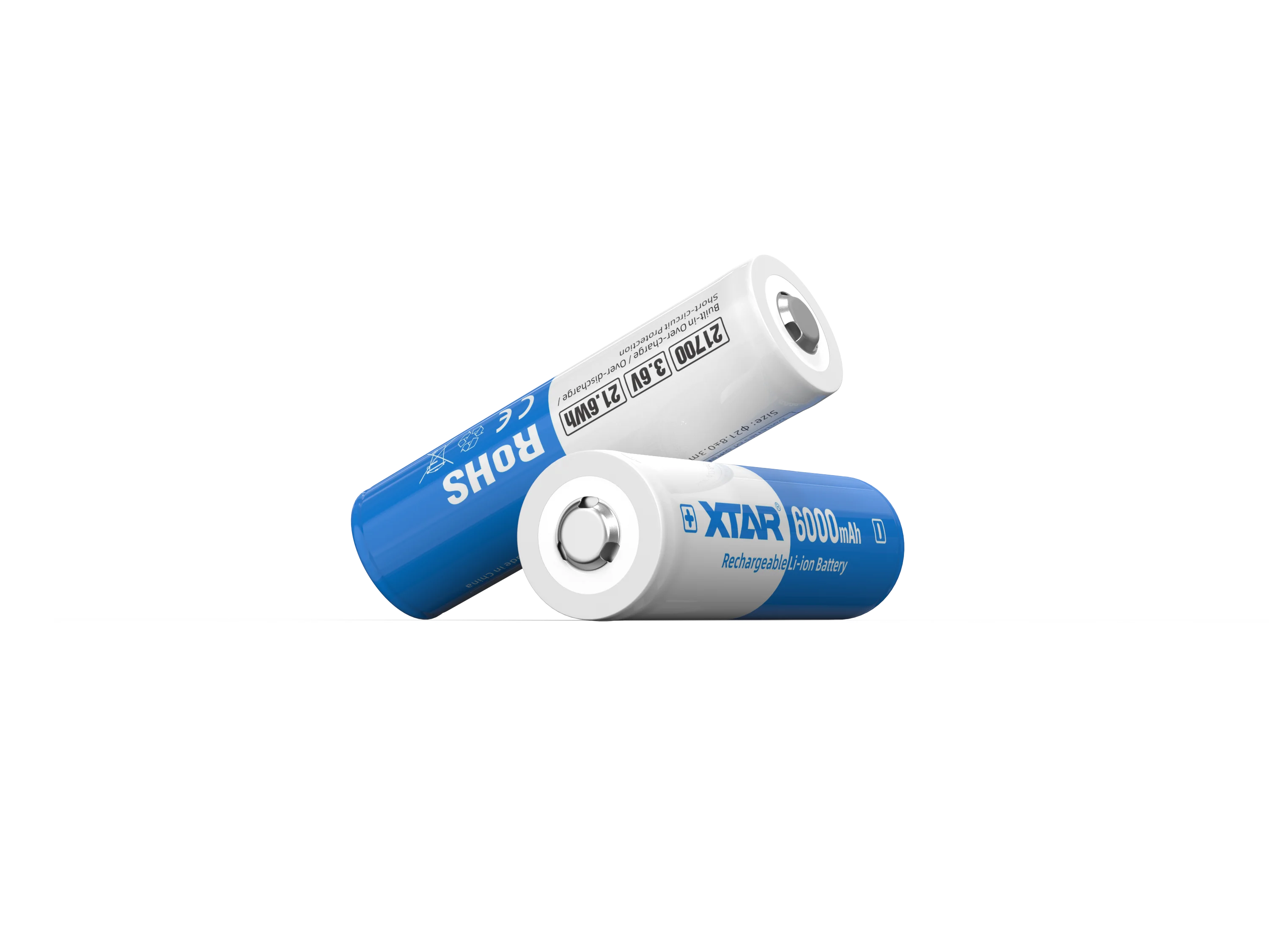 Xtar 1pc 21700 6000mah Rechargeable high-power large capacity 3.6V with protective plate battery 10A output lithium battery