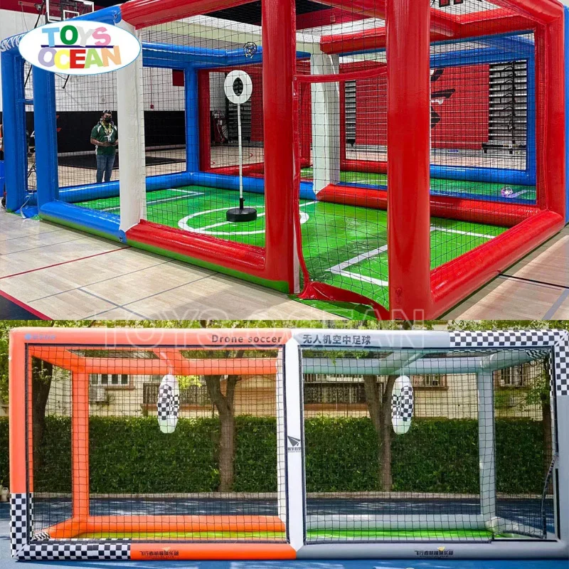 Factory Customized Outdoor Waterproof Airtight Inflatable Drone Training Arena Drone Soccer Arena for Drone Sports Game
