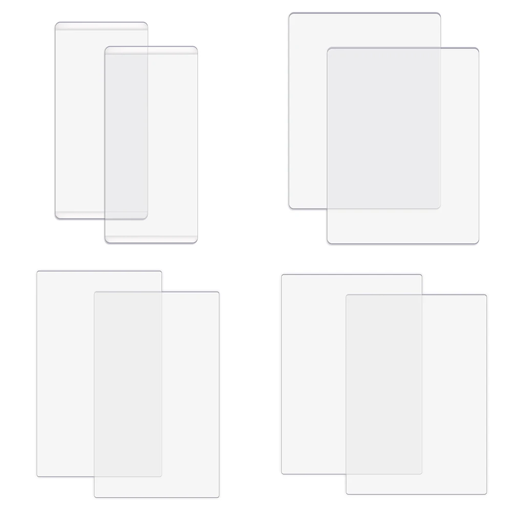 2pcs/set Cutting Pads Mini/Standard Clear Polycarbonate Plastic Cutting Plates for Die Cutting Machine DIY Scrapbooking Tool