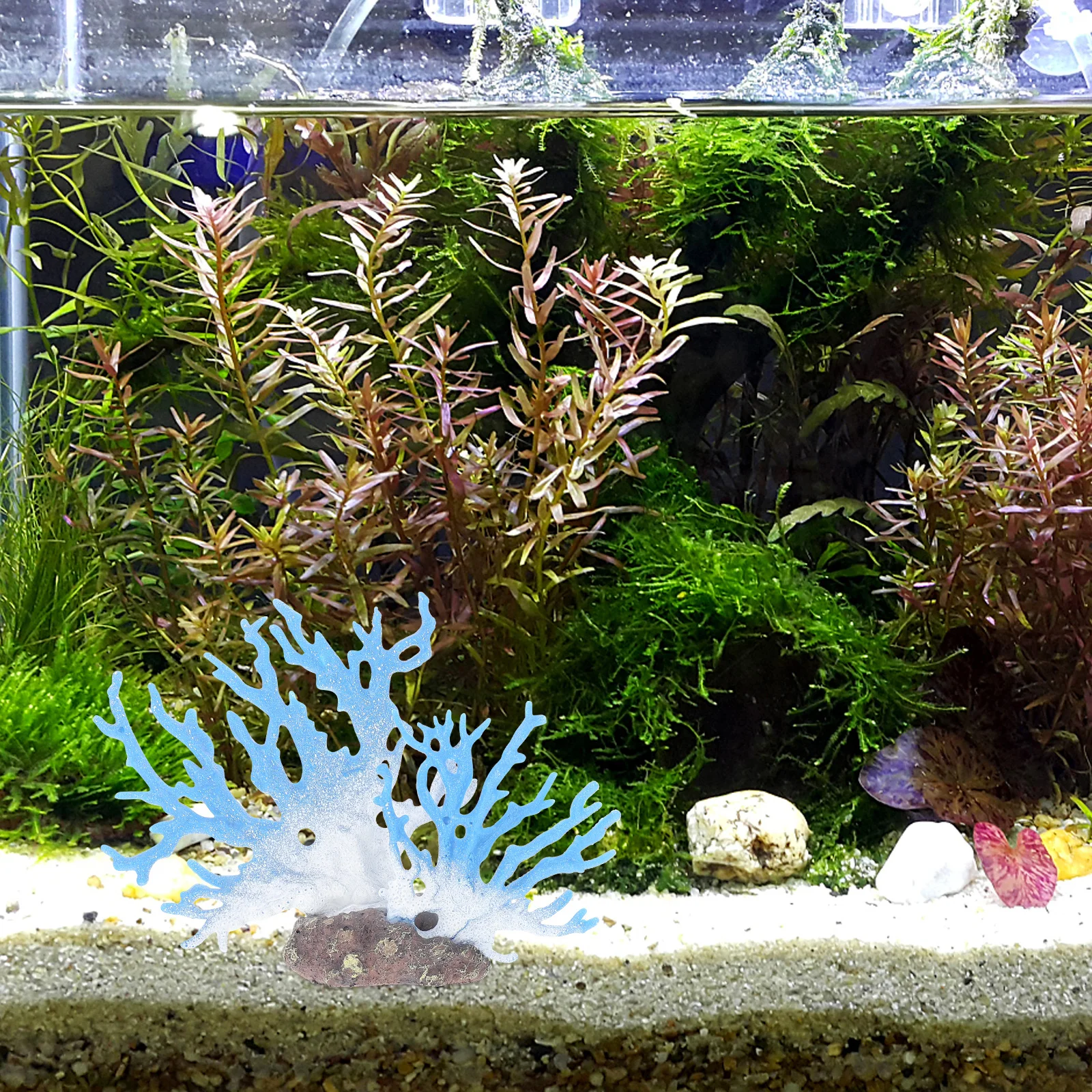 

1pc Artificial Coral Tree Decor Aquarium Fish Tank Ornament Simulation Landscape Coral Reef Pets Home Garden Decoration