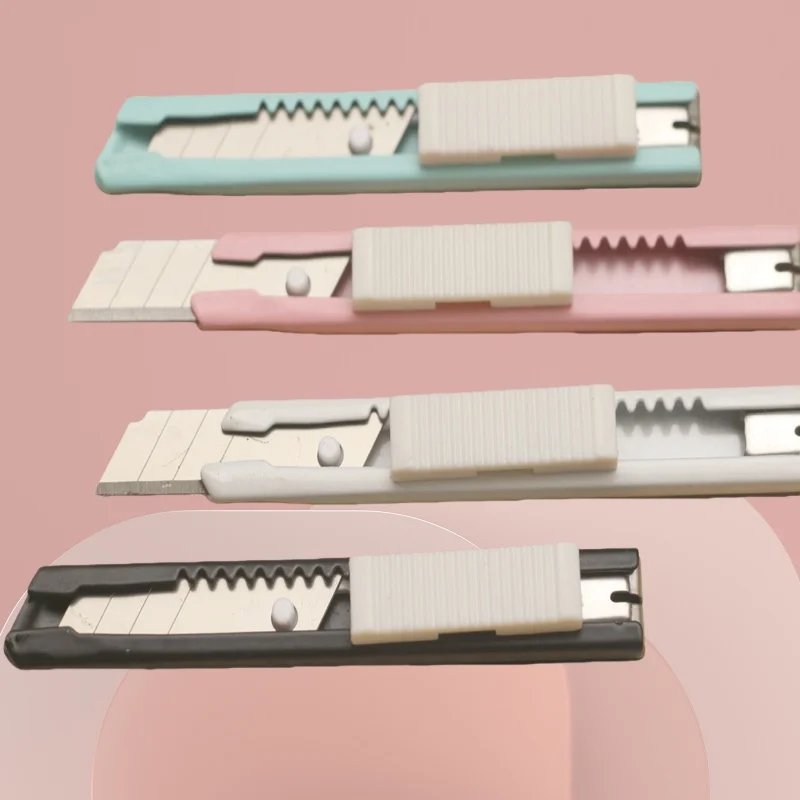 Mini cuchillo de utilidad portátil, cortador de caja de Metal, cortador de papel pequeño, abridor de cartas para oficina y hogar