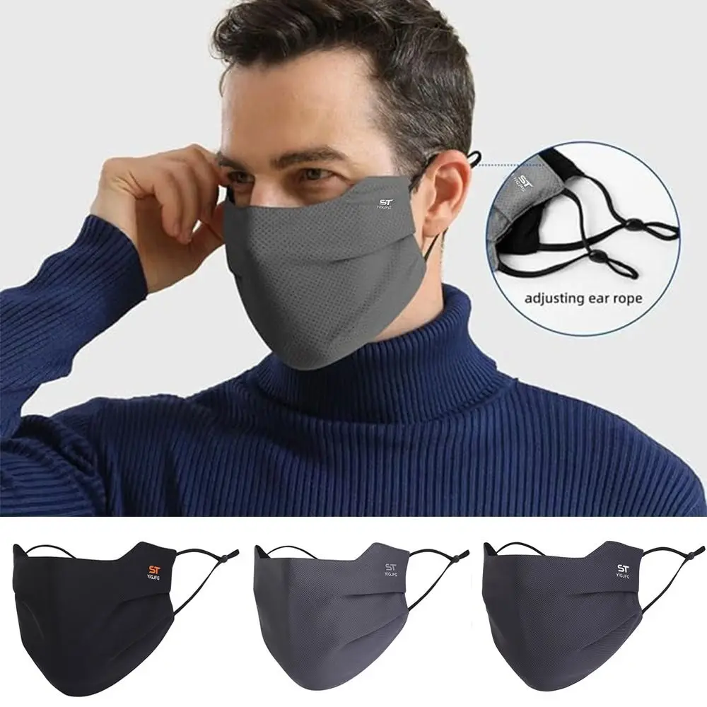 New Trendy Washable Sun Protection Face Mask Reusable Breathable UV Face Shield Windproof Warm Face Cover Running Riding