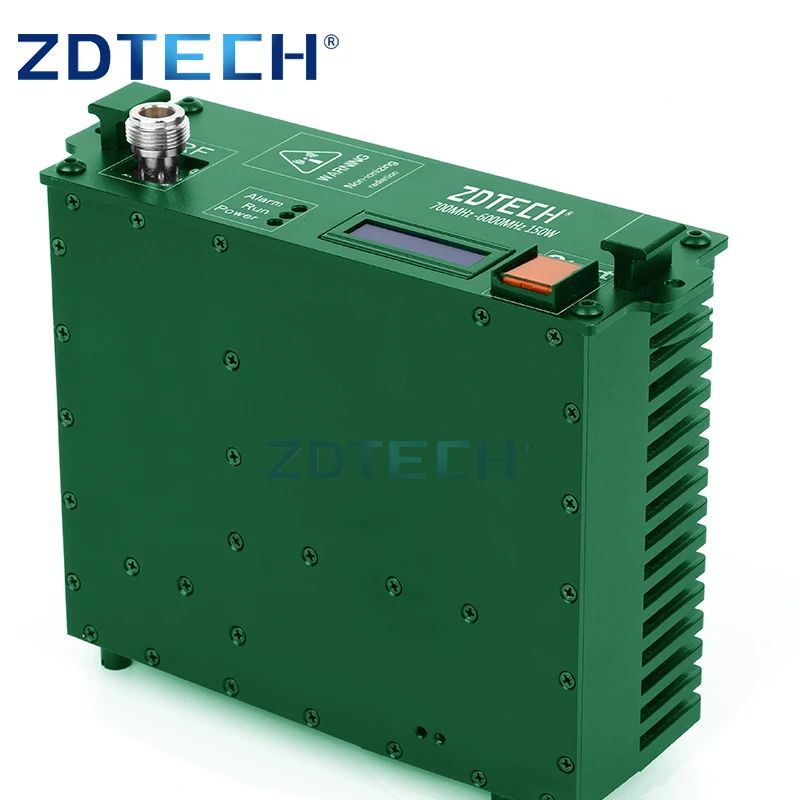 Ultra Wide Frequency 700-6000MHz 150W Dds Sqinal Generator Power Amplifier Module with Cooling Fan and Heat Sink