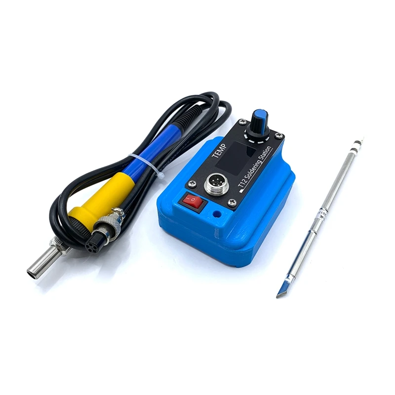 

Беспроводная паяльная станция, Электрический паяльник без мощности 70 Вт T12 для батареи