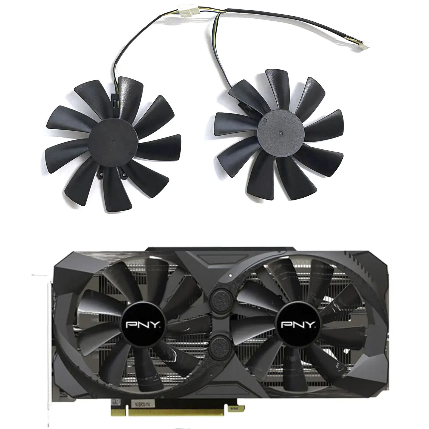 

New GPU fan 4PIN 100MM RTX3070 replacement accessories suitable for Manly RTX 3070 PNY GeForce RTX 3070 UPRISING cooling