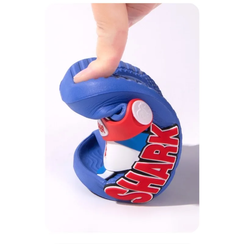 

Summer Beach Sandals Boys Home Slippers Kids Breathable Shark Sandals Platform Non-slip Shower Sandals Toddler Shoes for Boys