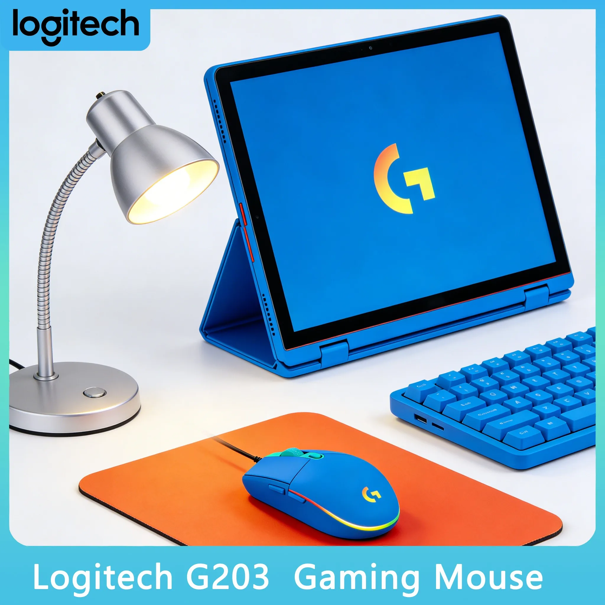 

Ergonomic Logitech G203 Comfort Grip for Long Time Gaming