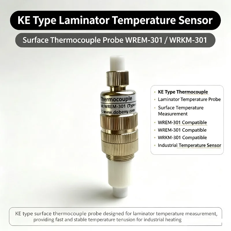 Wrkm  K/Etype laminating machine compound machine fixed drum temperature measuring probe surface thermocouple temperature