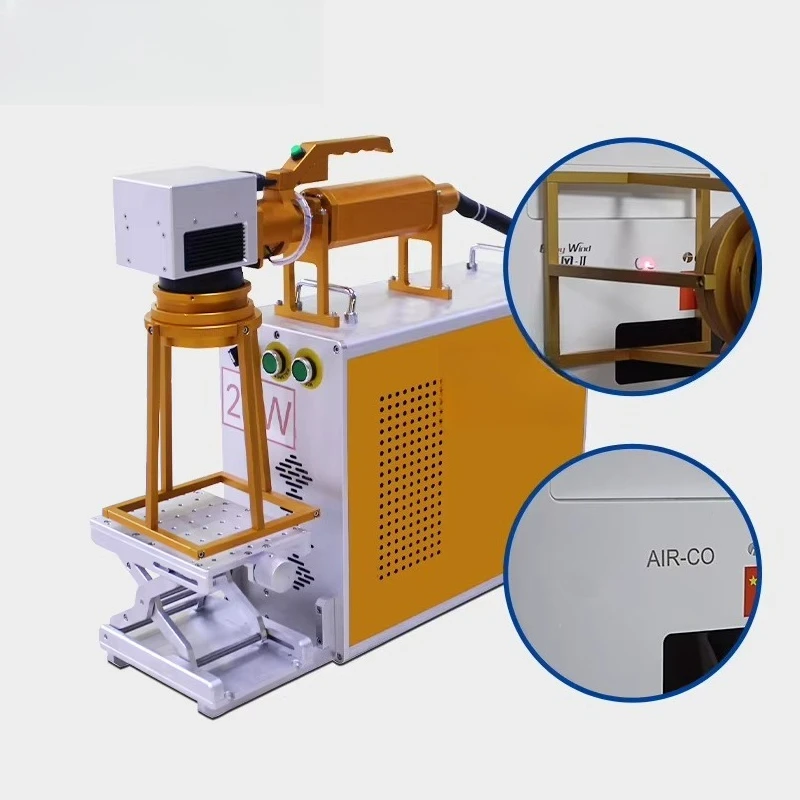 FM-400S 20W/30W Raycus Handheld Fiber Laser Marking Machine for Metal Stainless Steel Copper Aluminum Portable Laser Marker