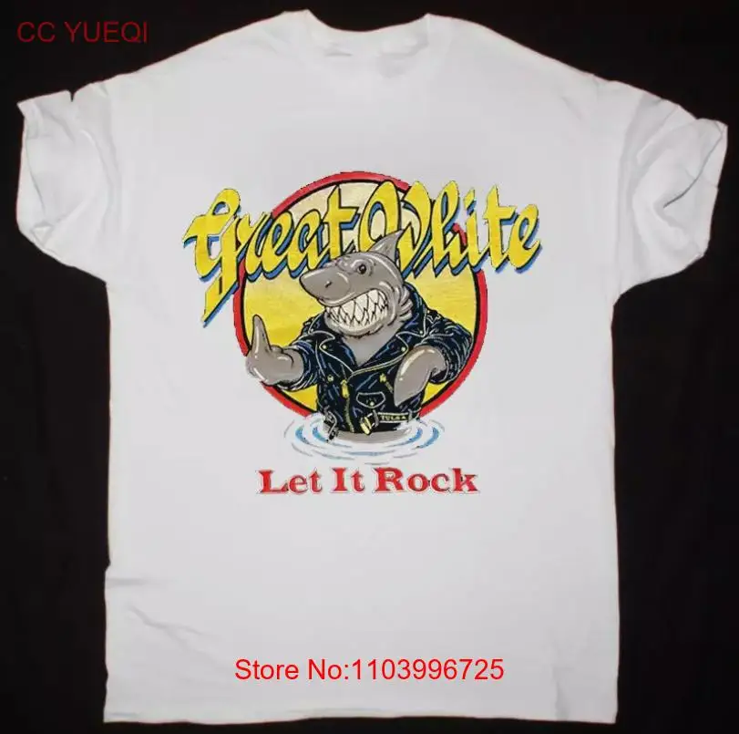 Great White Let It Rock 1997 T-Shirt fullsize for men and women