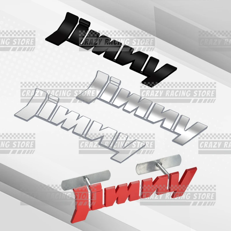 

Car Badges JIMNY Trunk Emblem Metal Stickers Body Decals Letter Grille Decor For Suzuki Jimny Rhino JB31 JB33 JB43 JB64 JB74
