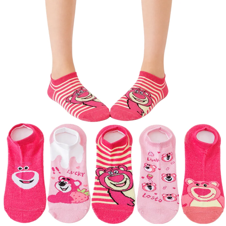 5/10Pairs Potdemiel الشارع موضة الكرتون أنيمي الجوارب الرجال النساء الهيب هوب الجدة مضحك عادية طاقم الجوارب #1