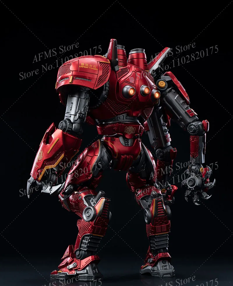 20Cm Robot Krijger Mech Storm Crimson Mech Creatie Mobiele Pvc Actiefiguurmodel Beste Fans Collectie Cadeau