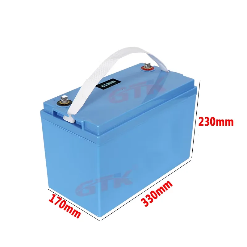 GTK 12V 24V 36V 100Ah 200Ah 150Ah 120Ah 80Ah 60Ah 250Ah Lithium Ion Battery for Trolling Motor Boat Rv Motorhome+Charger