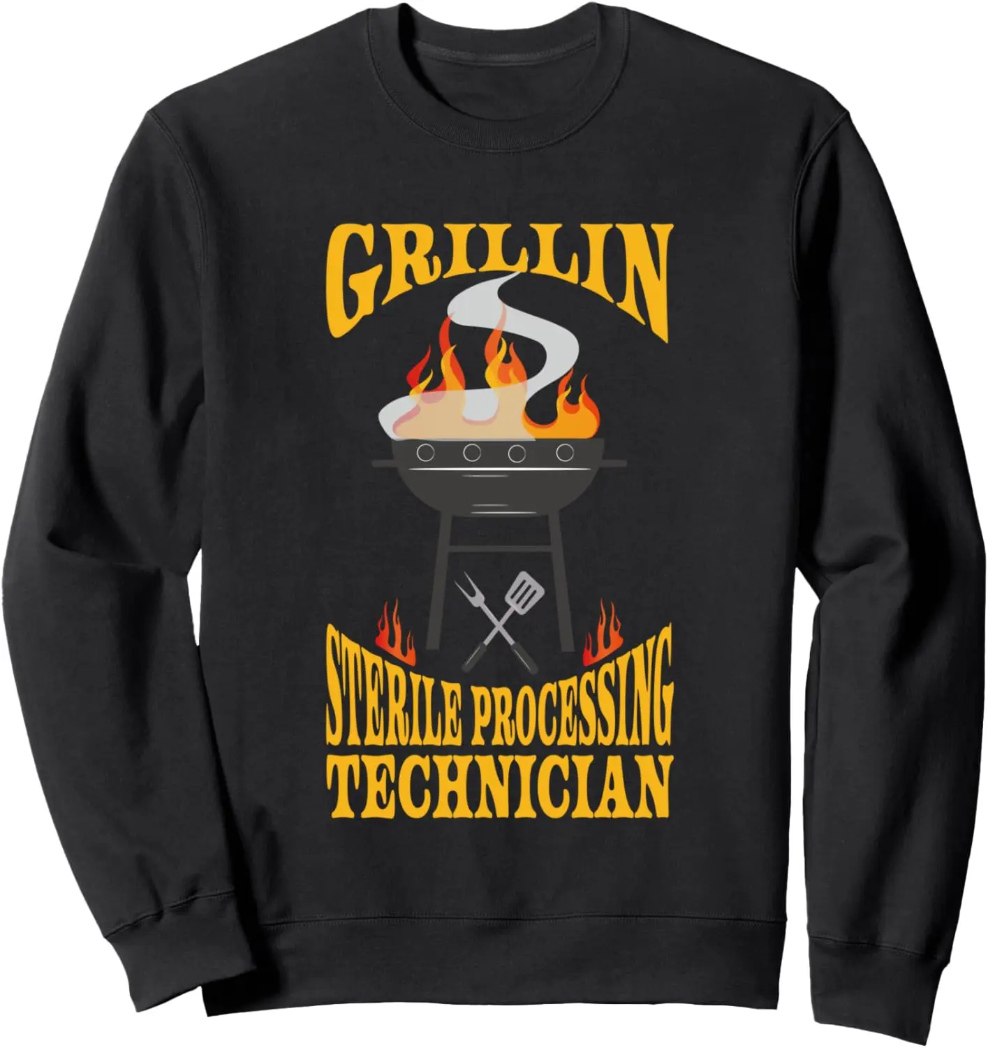 Steriele verwerkingstechnicus BBQ Grill Smoker & Barbecue Sweatshirt