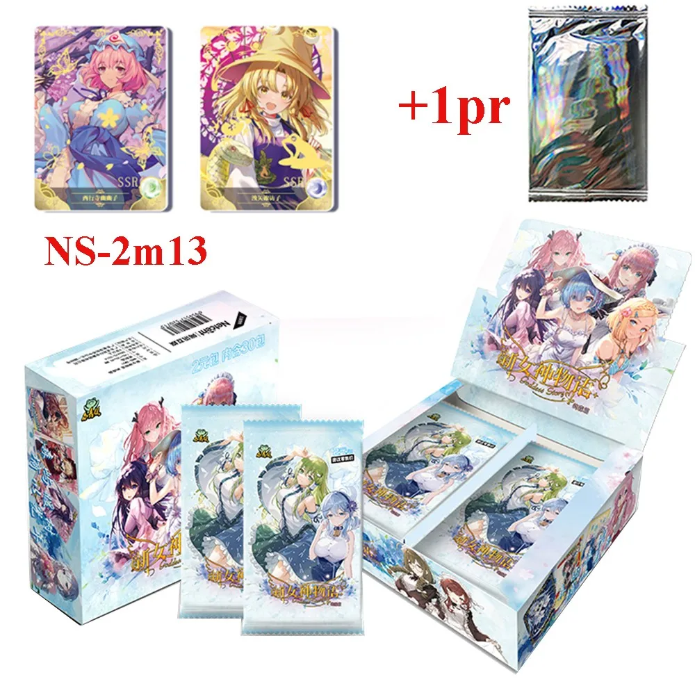 New Little Frog Goddess Story Ns-2M13 Collection Cards Tcg Booster Box Kawaii Cute Anime Table Playing UTR PTR Girl Game Cards