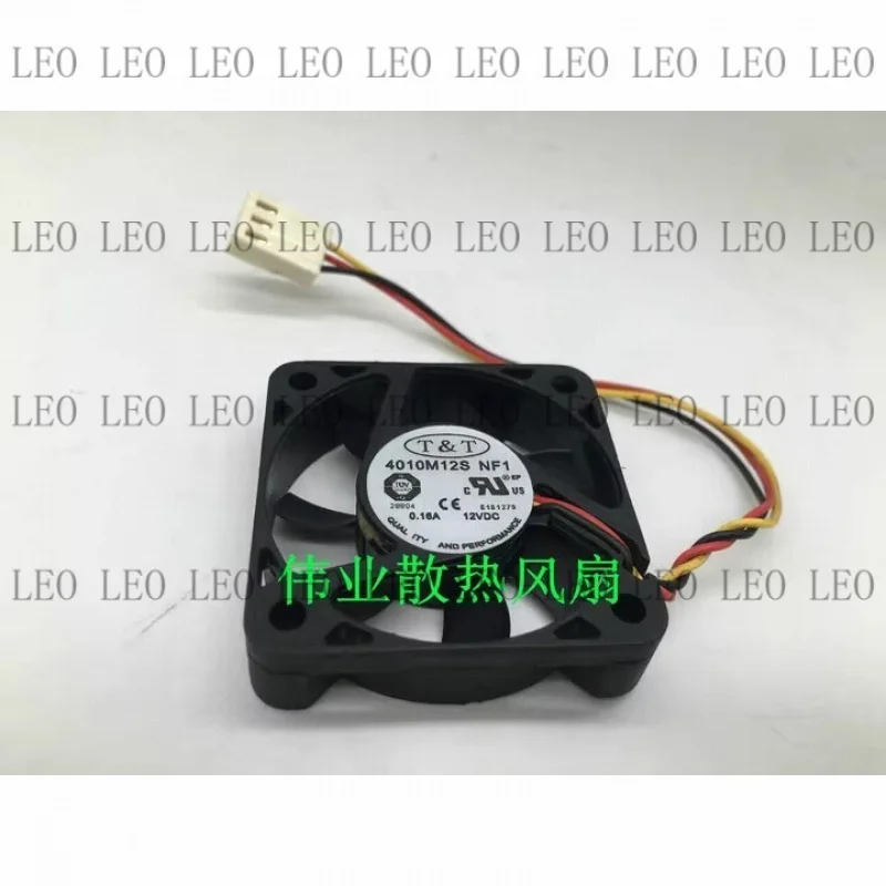 SL For T&T 4010M12S NF1 DC12V 0.16A 40*40*10mm 3-Wire Cooling Fan