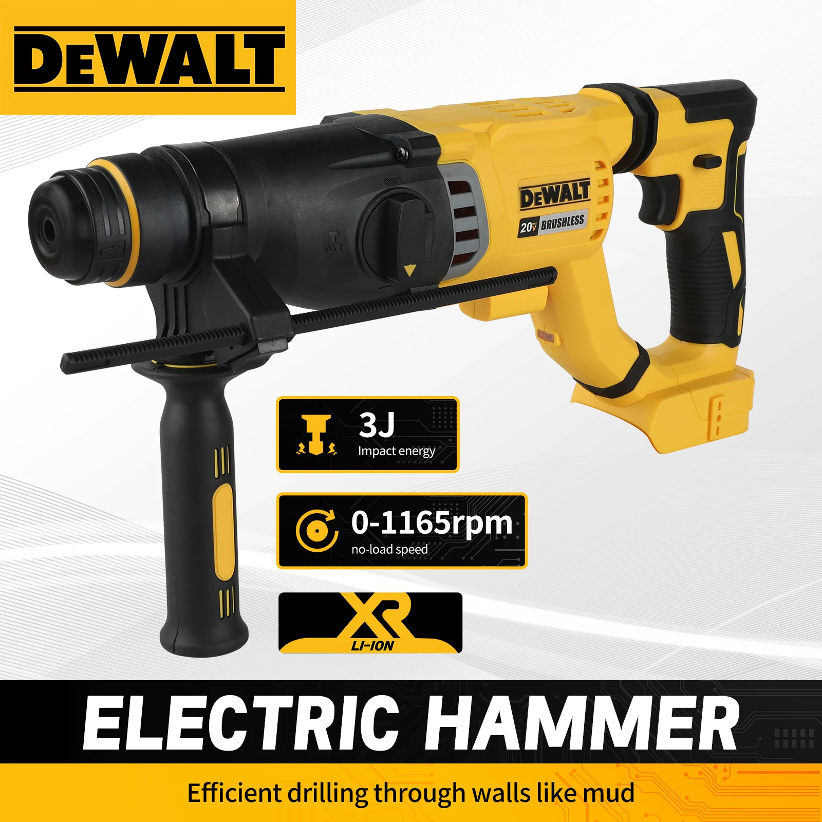 Dewalt 20V DCH263 B…