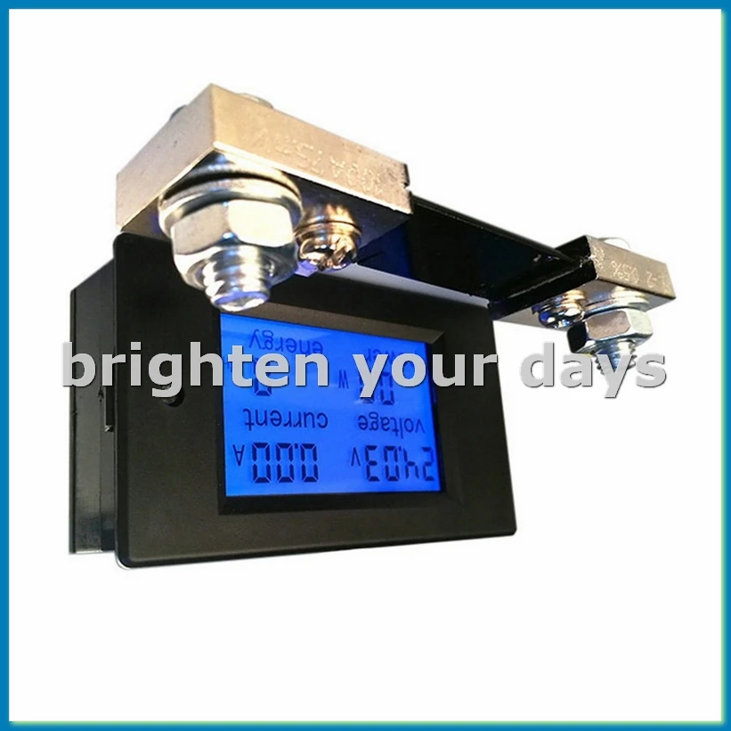 DC6.5-100V 0-100A LCD Display Digital Current Voltage Power Energy Meter Multimeter Ammeter Voltmeter 100A Current Shunt-A23U