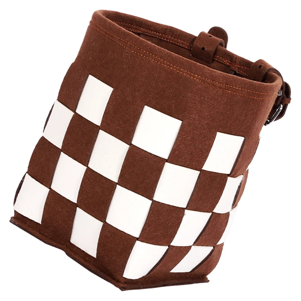 

Front Bike Basket Wicker Storage Folding Baskets Handlebar Multifunction Durable Portable Detachable Cycling Sturdy Decorative