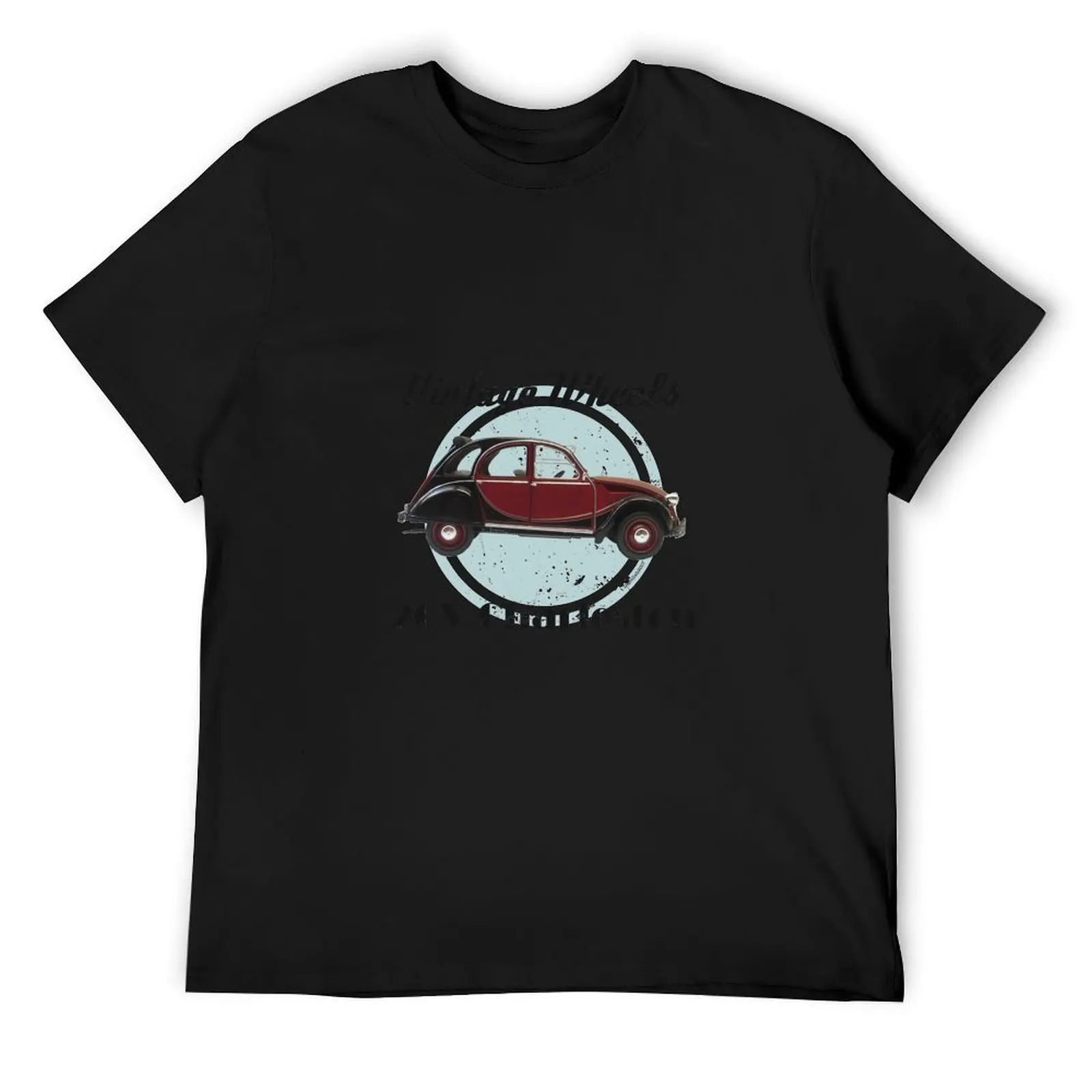 

Vintage Wheels - 2CV Charleston T-Shirt Louboutins customizeds customs plus sizes Men's cotton t-shirt