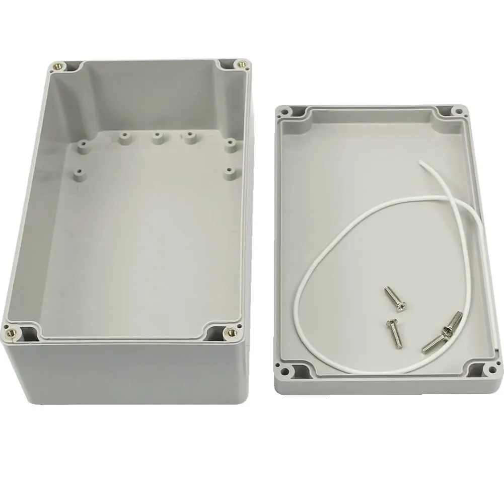 Gray-white Waterproof Plastic Project Box Enclosure 200*120*75MM