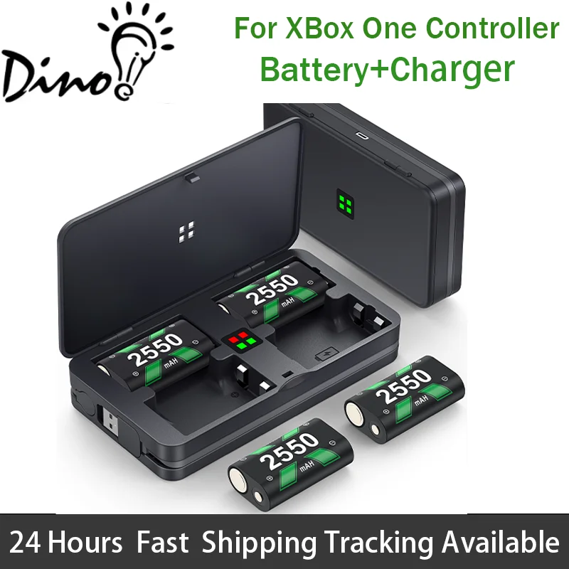 

4x2550mWh Controller Battery Pack for Xbox Series X/S for Xbox One/One S/One X/One Elite Controller Charger Batteries