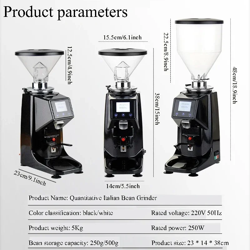المهنية مطحنة القهوة الكهربائية الفول طحن ميلر صانع المطبخ المنزلية الأساسية مطحنة الفاصوليا #2