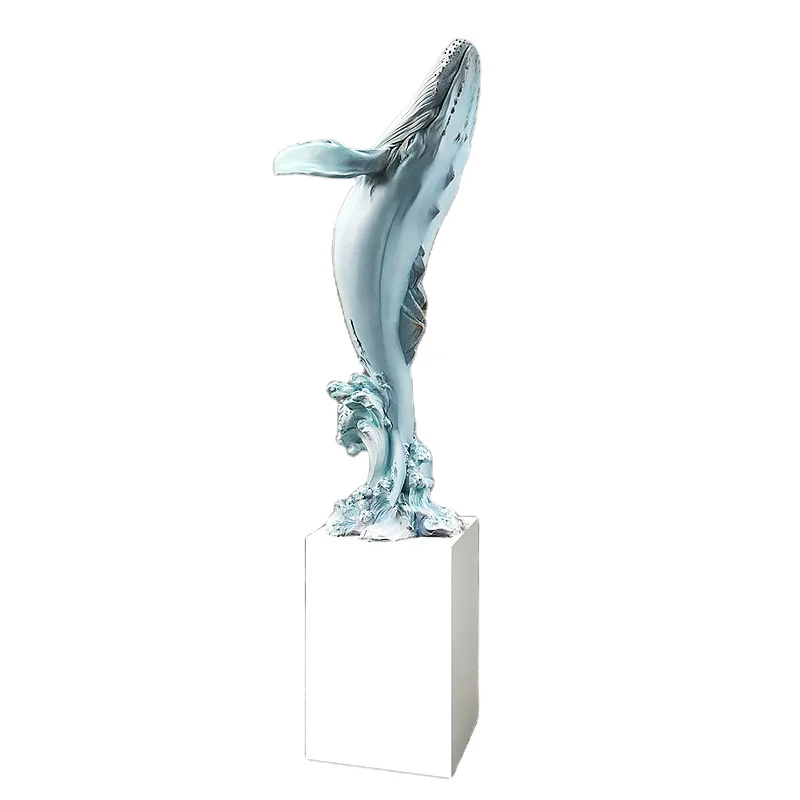 large fibreglass statue whale floor home decorative ornaments blue whale fiberglass resin craft sculpture