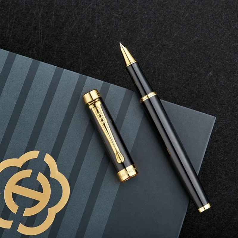 Held h707 Gold Metall Füll federhalter schwarz Retro 10k Tinte Stift Finanz feder fein 0,5mm Business Office Schul bedarf Briefpapier