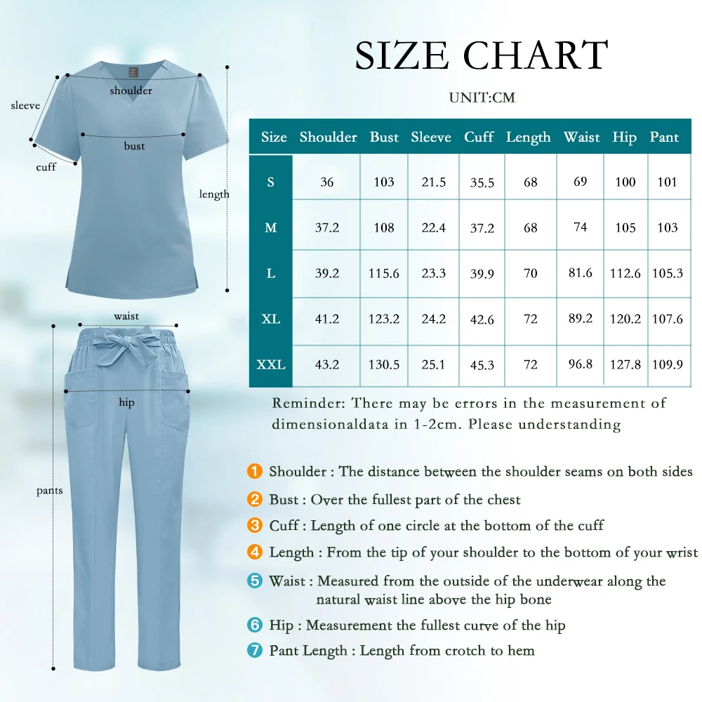 Groothandel chirurgische scrubs voor dames Verpleegkundige Verpleging Ziekenhuis Medisch Uniform Hoge kwaliteit Arts Ziekenhuis Kliniek Tandheelkundige schoonheidsscrub