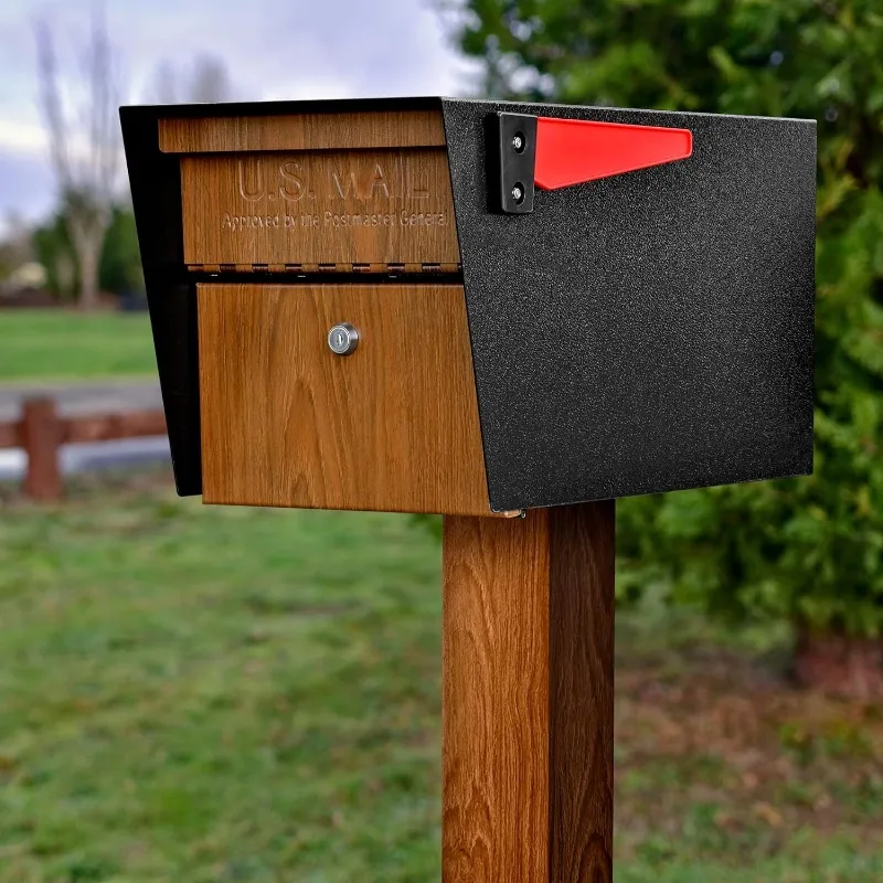 Mail Boss Curbside Mailbox and In-Ground Mounting Post