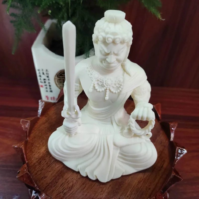 

Factory Direct Supply Ivory Nut Acalanatha Statue Home Statue Decoration Desktop Desk Ornament Crafts Gift Box