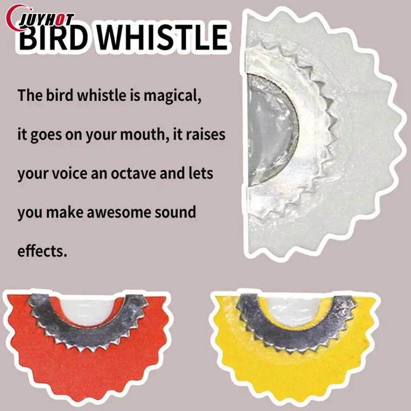 Bird Whistle That Fits Inside Mouth Hiden Magic Tweeting Noisemaker Toy Trick Gag Bird Caller Tongue Whistles Entertainment Tool