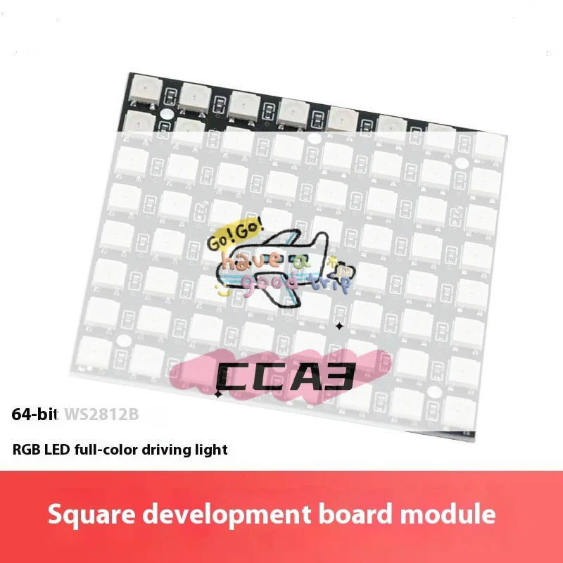 

1Pcs Built In Full-color Driver Color Light Development Board WS2812 LED 5050 RGB 8x8 64 Bit LED Matrix Module For Arduino