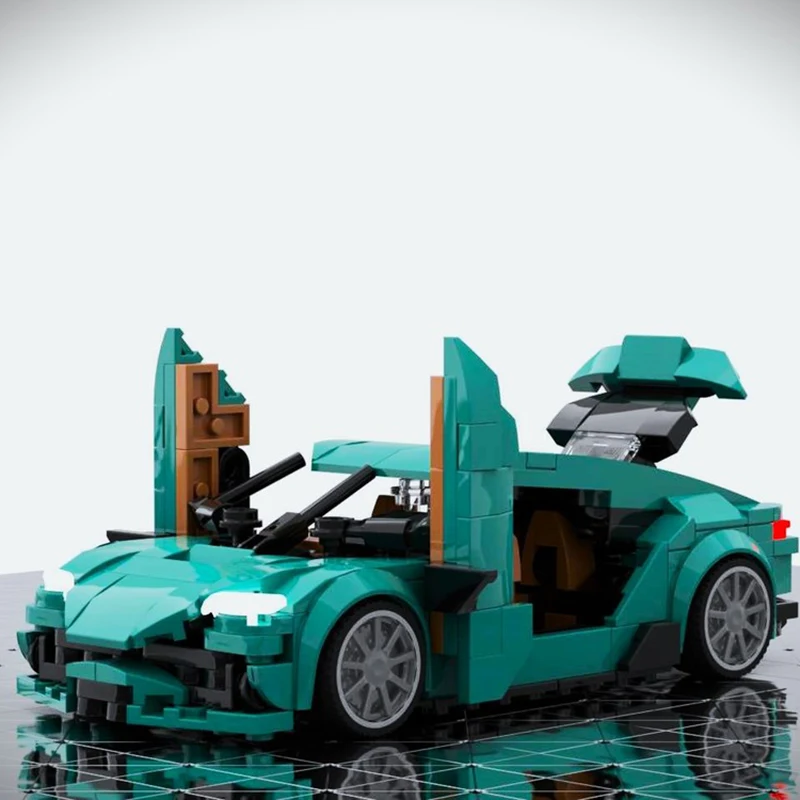 Champion Speed Cars Moc Building Bricks Hot V8 Car Model Collection Technology Modular Blocks Gift Christmas Toys DIY Sets