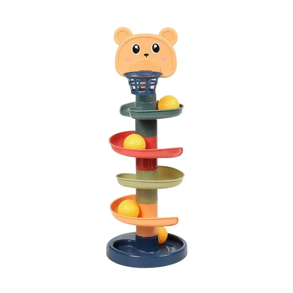 Jogo de banho jogos entretenimento bola gota rolo torre giratória pista brinquedo conjunto brinquedos educativos conjunto pista rotativa