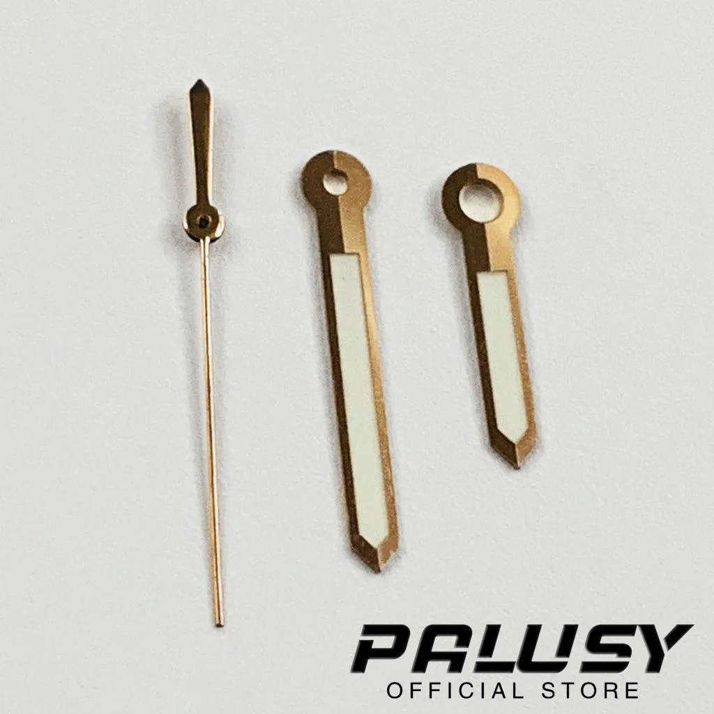 Rose Gold Watch Hands Green Luminous Hands For NH35/NH36/4R/7S Movement Watches Pointers