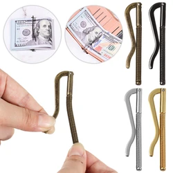 New Metal Bifold Money Clip Bar Wallet Replace Parts Spring Clamp Cash Holder Dollar Cash Clamp Holder Wallet for Men Women Gift