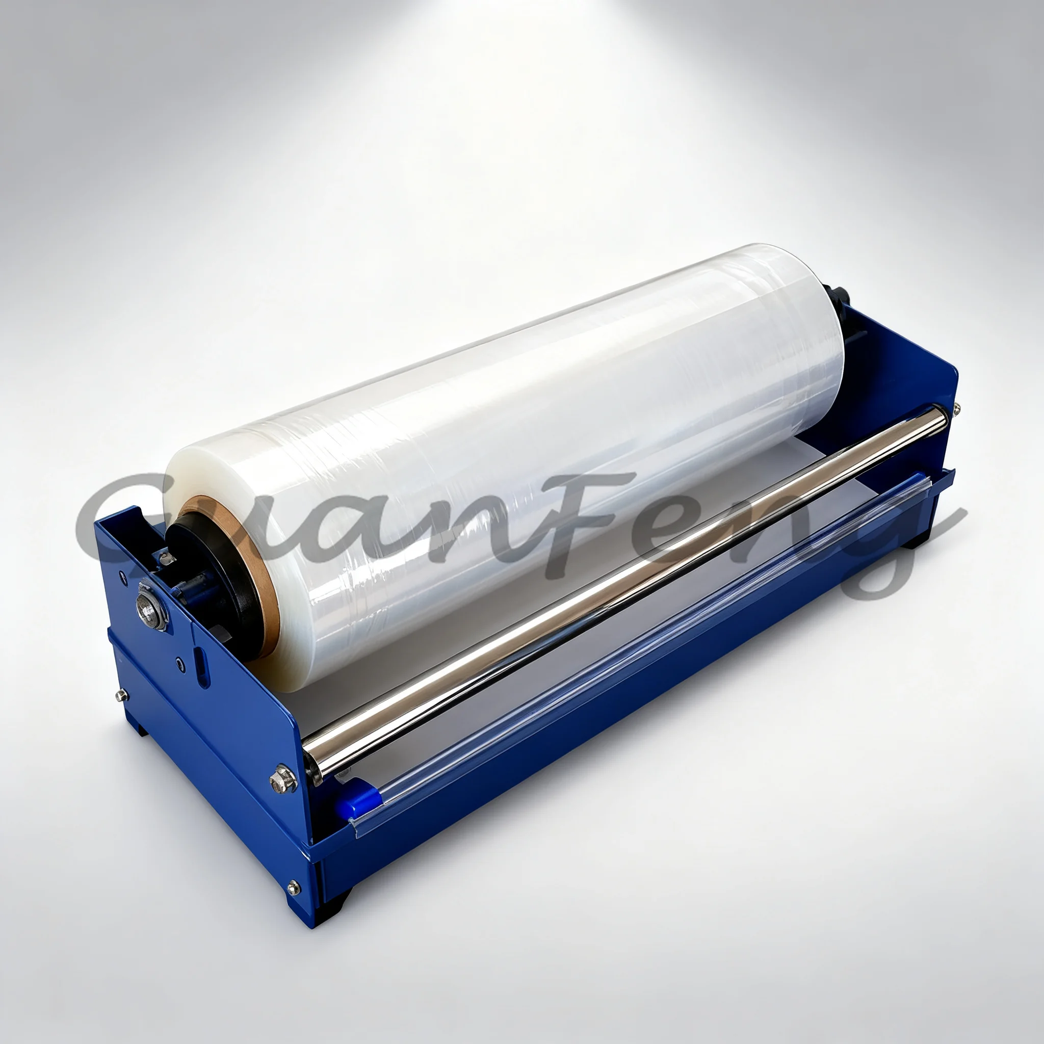 Small Desktop Stretch Film Wrapper, Platform Film Coating Rack for Advertising Board Cling Film Packaging