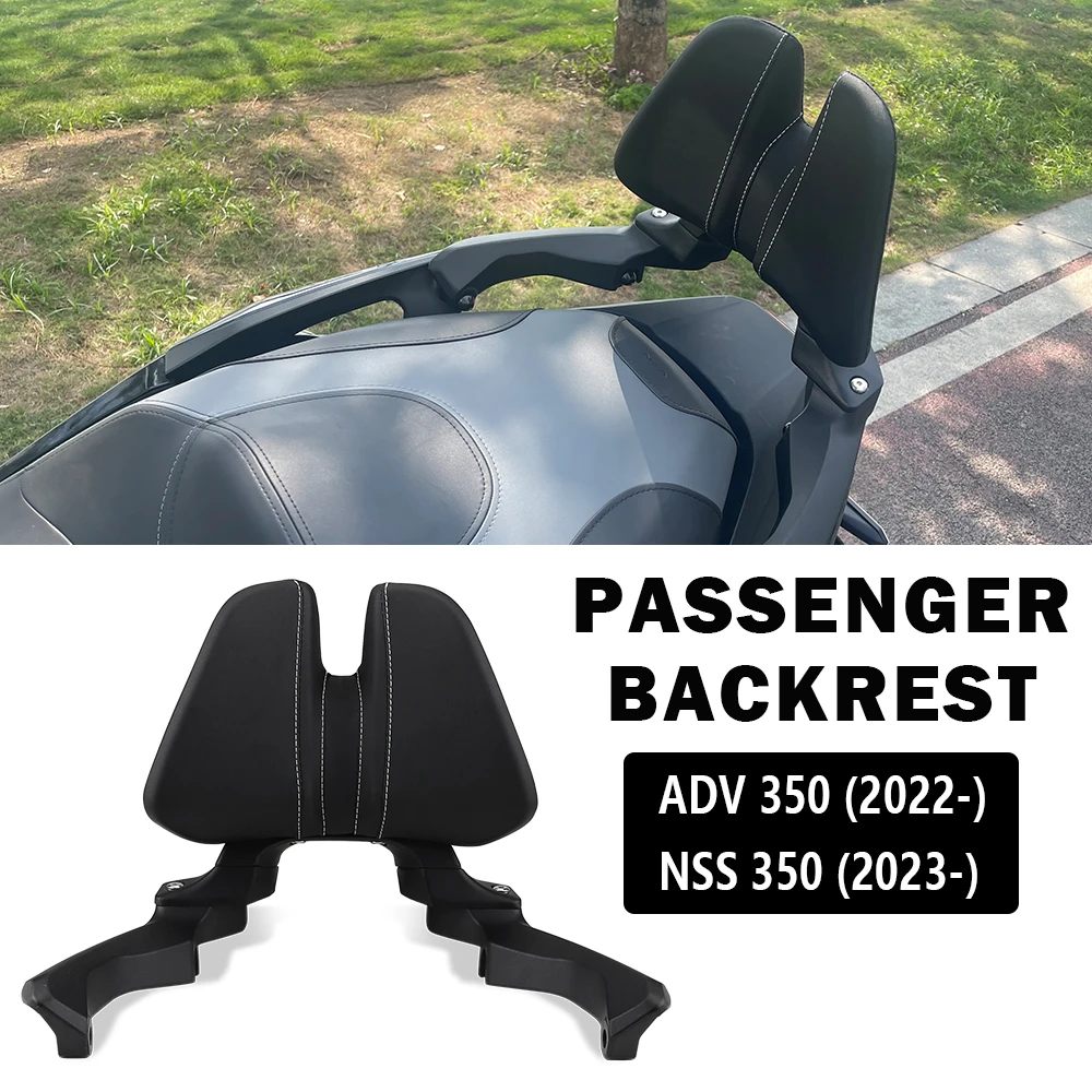 

New X-ADV750 Passenger Backrest For Honda X-ADV 350 2022- NSS 350 2023- Accessories Cushion Back Rest Pad Rear Seat Backrest