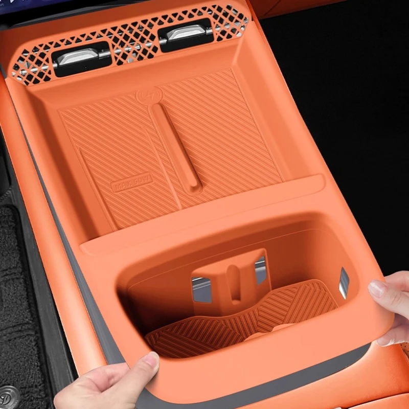 For Deepal S07 2026 S05 L07 Lower level storage box of central control silicone pad gear shift panel protection cover supplies