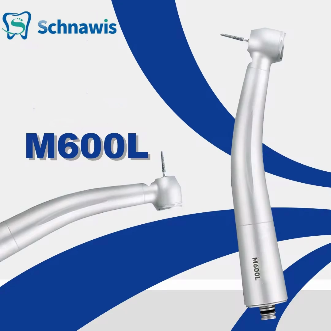 M600L Dental High Speed Handpiece Dental Air Turbine Hand piece Rotor Tip N-Couplings Type Stainless Steel Body