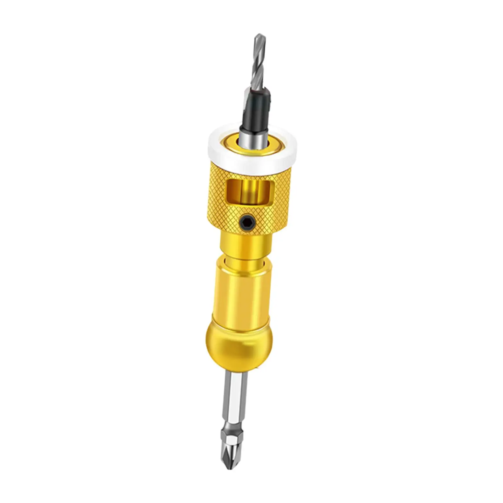 Countersink Drill Bit Set Accessories with Adjustable Depth Stop Woodworking Tool for Hand Drill Electric Drill Bench Drill