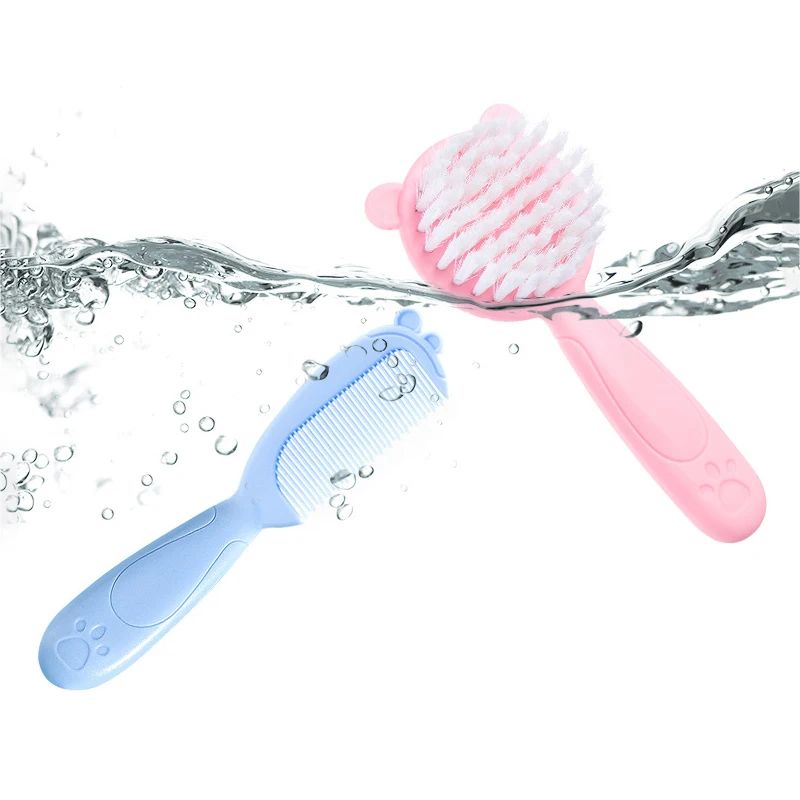 2 süße tragbare Make-up-Handspiegel und Haarbürsten-Sets, Reise-Make-up-Werkzeuge, trockene und nasse Verwendung für Haar-Accessoires – Detail 9