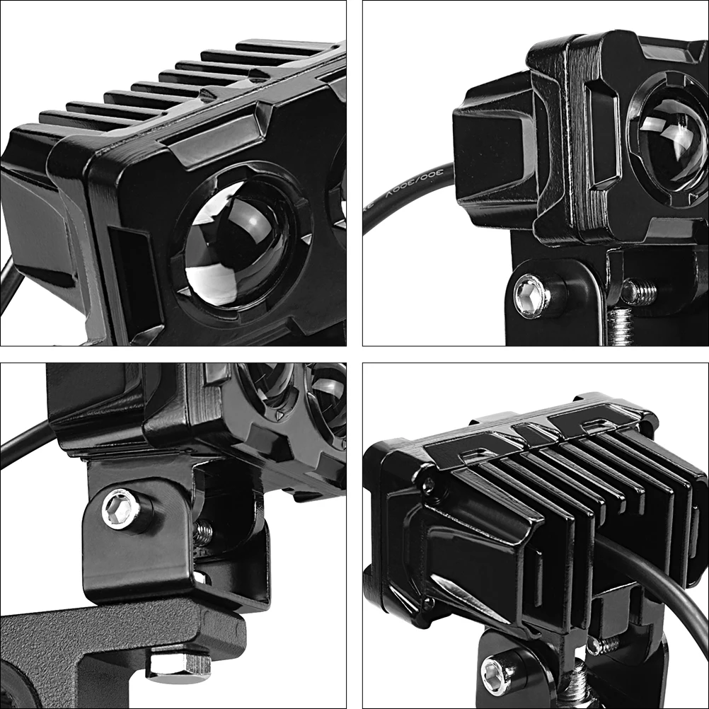 

LED Car Motorcycles 12v Double Lamp Bead Square Waterproof LED Lights ATV 4x4 Vehicles Auto Headlamp Fog Lamps