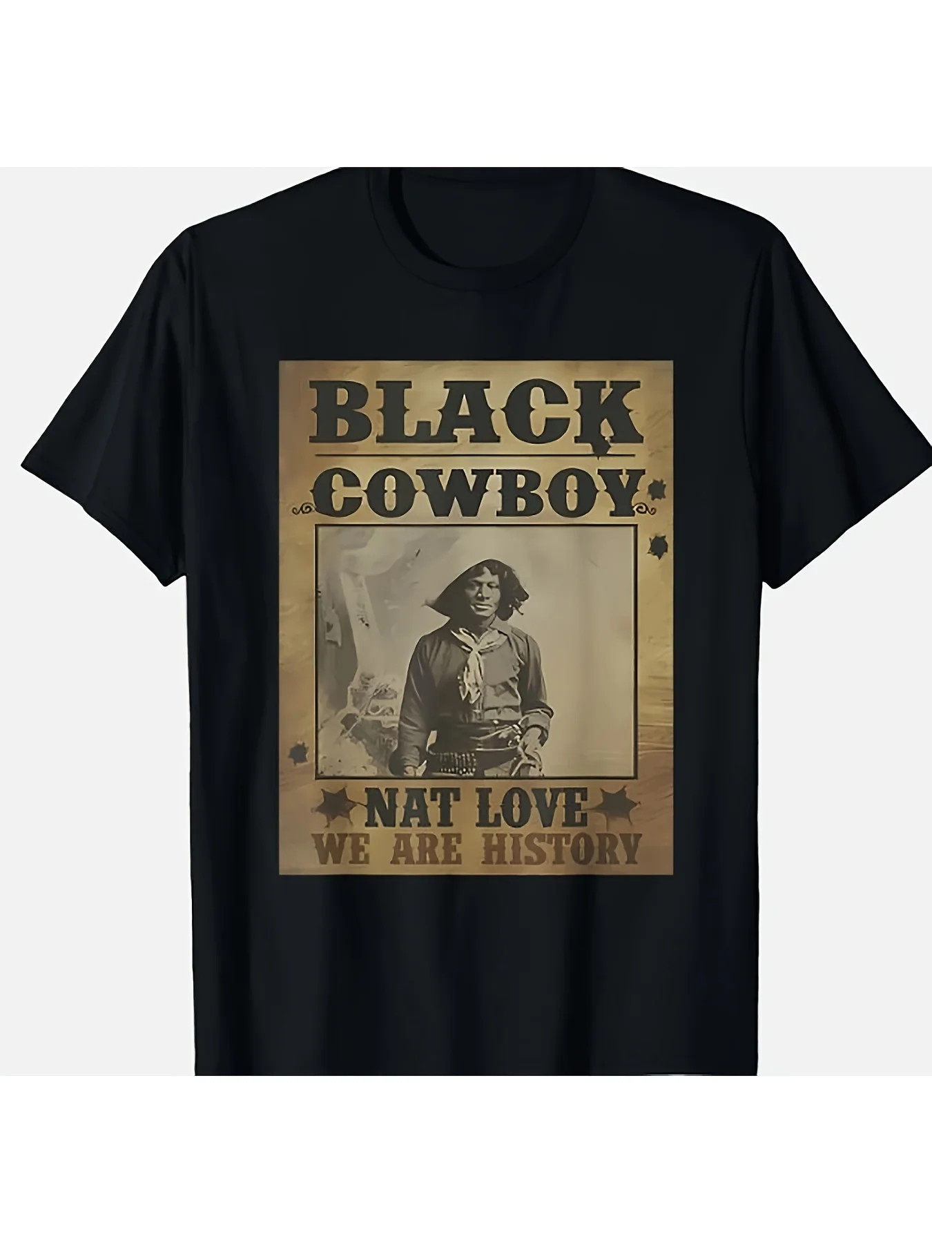 

Черный Ковбой Вестерн Родео Меланин Черная История Техас Мужская Футболка Рок Летняя Музыкальная Футболка 220г Любитель Рока Подарок Рок-Группа Шир