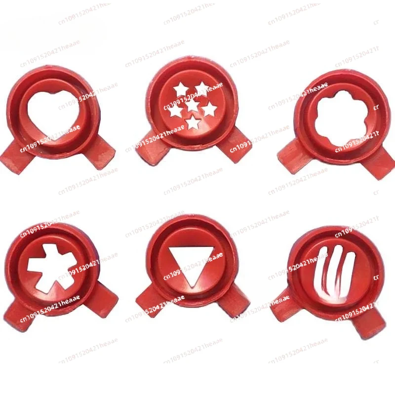 

Suitable for New Style Inner Diameter 37mm Ice Cream Machine Spare Parts Magic Head Outlet Flower Nozzle Shape Cap