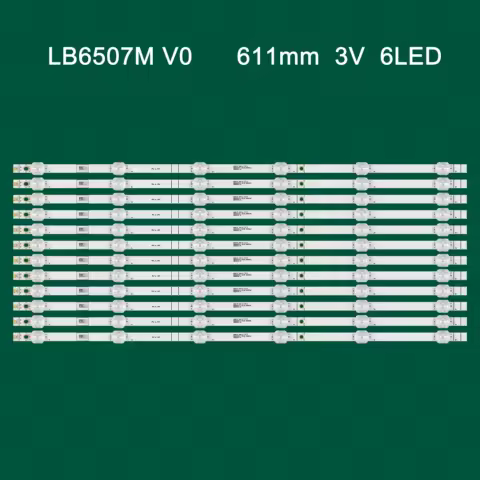 LED Backlight strip for Hisense 65" TV LB6507M V0 65H6570F 65H6510G H65B7100 H65B7300 HD650V1U72-T0L1 HE659XH HD650V1U71-T0L1B